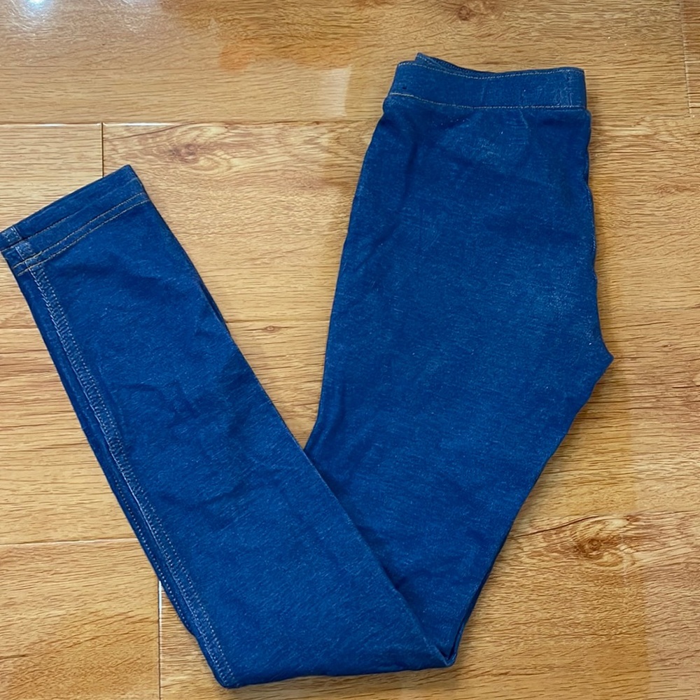 Women's Gilly Hicks Blue Denim Jeggings Jean Leggings - Comfortable and Cozy